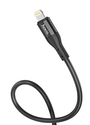Кабель hoco creator silicone charging data cable for ip black ( ) 5