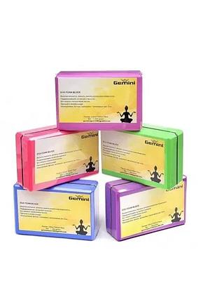 Блок для йоги gemini gb002-300 7
