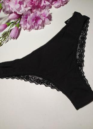 Нові котонові трусики з мереживом george, uk 6, eur 34, xs