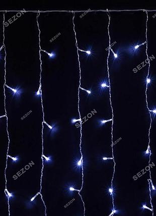 Штора led 3м,5м, ( линий) белый 2