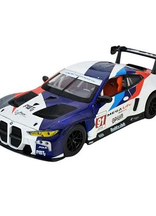 Машина металева автомодель автопром bmw m4 gt3 68282a(b) 24,5×12×10 см