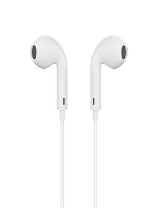 Навушники дротові hoco plus original (lightning) white ( ) 2