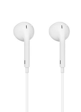 Навушники дротові hoco plus original (lightning) white ( ) 3