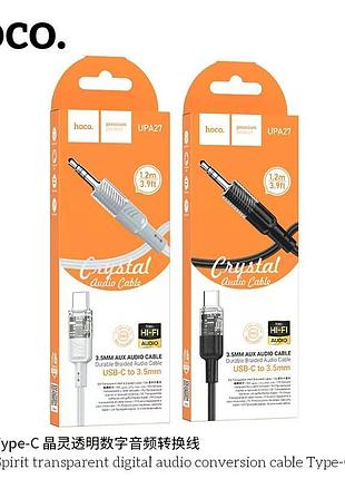 Кабель hoco spirit transparent digital audio conversion cable type-c