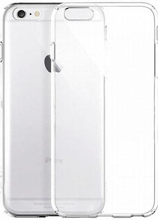 Tpu чехол epic transparent 1,5mm для apple iphone 6/6s (4.7") бесцветный (прозрачный)