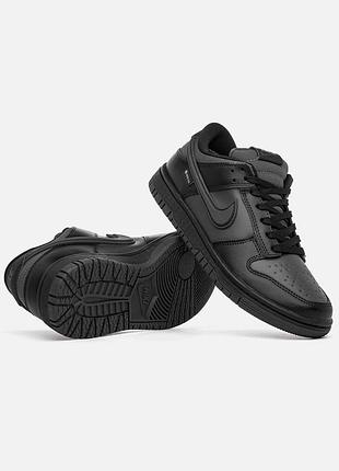 Nike dunk low gore-tex black 7