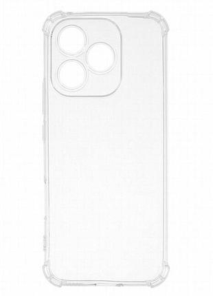 Tpu чехол getman ease logo усиленные углы full camera для honor 400 lite бесцветный (прозрачный)