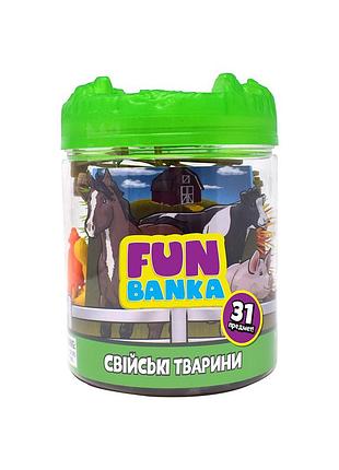 320386 игровой мини-набор fun banka свойские тварины