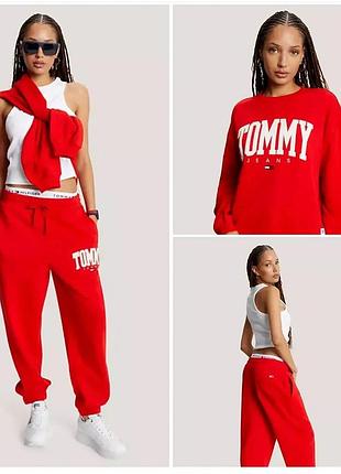 Tommy jeans - стильный женский спортивный костюм ❤️ оригинал. м