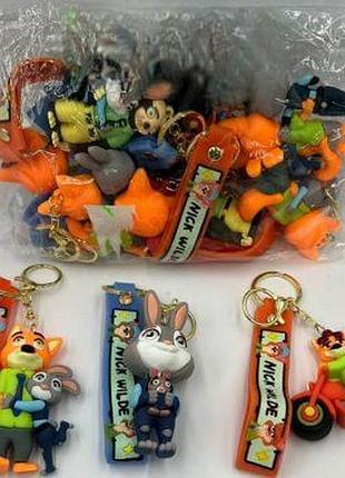 Брелоки антистресс «зоотрополис» (zootopia) 4