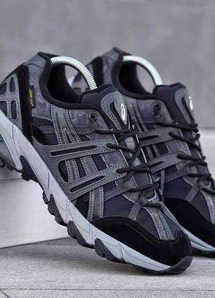 Мужские кроссовки asics gel-sonoma серые демисезонные стильные кроссы для активного отдыха асикс гель сонома