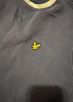 Світшот чоловічий lyle & scott синій 3