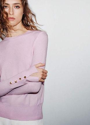 Нежный  трикотажный джемпер zara