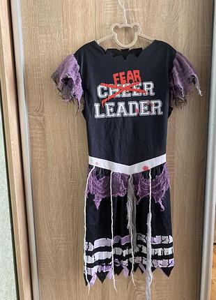 Костюм зомбі черлідерши хеллоуін fear cheer leader