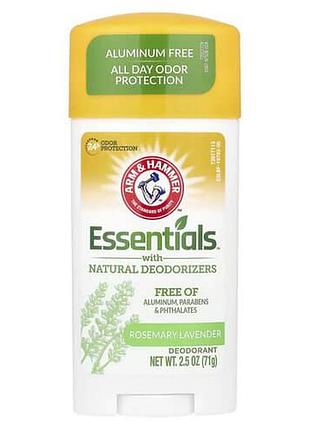Arm & hammer essentials deodorant rosemary lavender 71 г