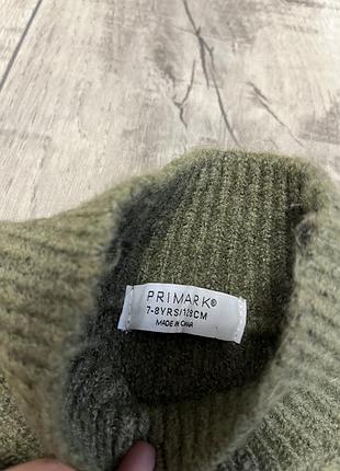 Тепла кофта primark.нова.7-8років.128см 2