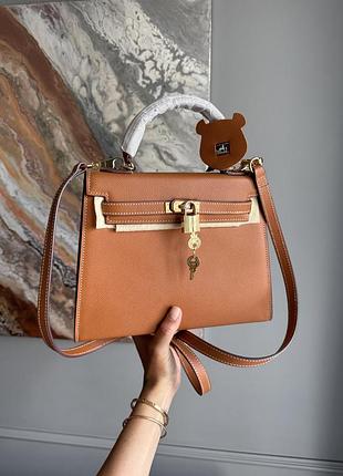 Hermes kelly sellier epsom camel with gold hardware