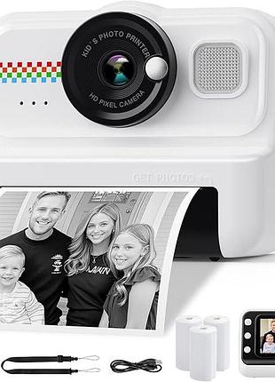 Детская камера с мгновенной печатью himont diy instant print camera kc02 цифровая камера для детей 1080p