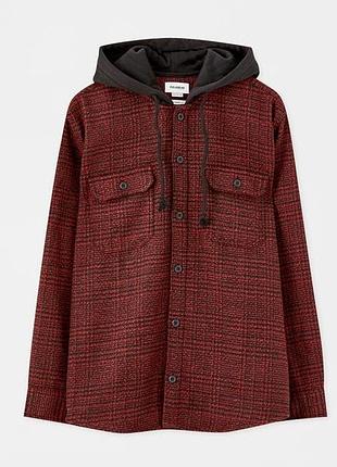 Фланелевая верхняя рубашка pull &bear размер s-xs 3