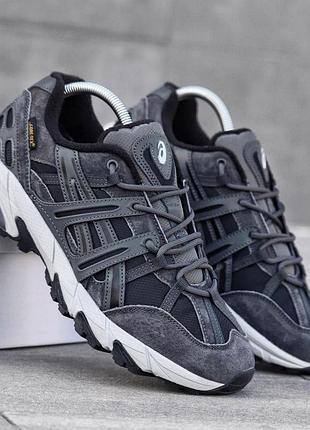 Мужские кроссовки asics gel-sonoma серые демисезонные модные кроссы для активного отдыха асикс гель сонома