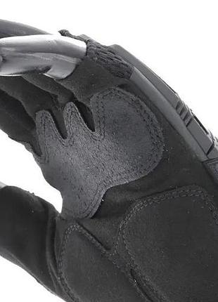 Перчатки mechanix m-pact fingerless чёрные 4
