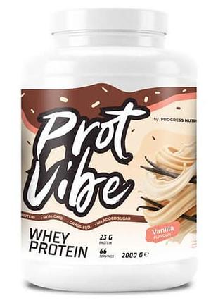 Progress whey protein vibe 2000 грамм ваниль