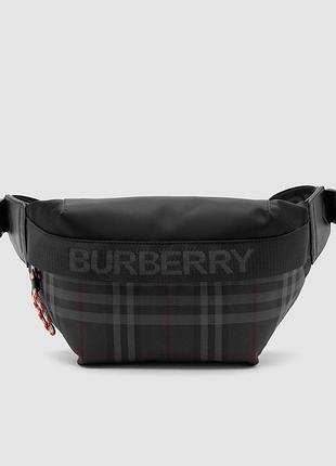 🦁 burberry men's sonny archive grey belt bag 25.5 х 17 х 6 см