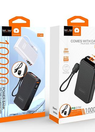 Умб power bank wuw. (with cable type-c+type-c to lightning)