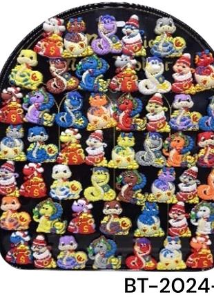 Гумовий магніт на холодильник «змія»,5х7, см, сувенірний магніт на планшетці