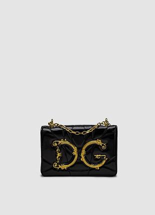 💎 dolce&gabbana nappa leather dg girls black 22 х 14.5 х 5 см