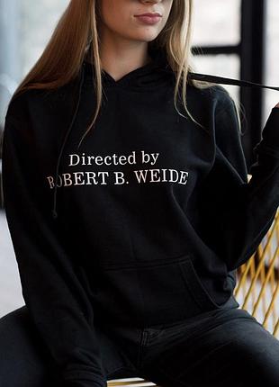 Мужской\ женский худи с капюшоном .100% хлопок -direct by robert b. weide