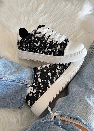 Кеди numeris atelier pigment 🖤🤍 7