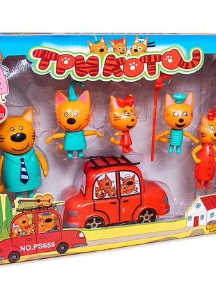 Игровой набор фигурок три кота (ps659)