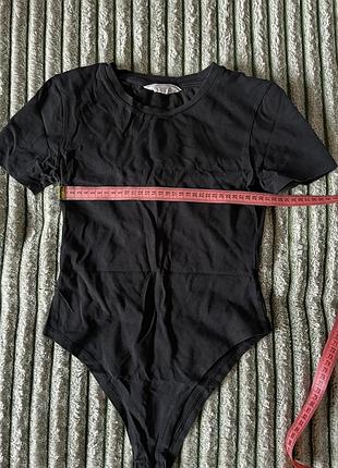 Жіноче боді-футболка primark чорне базове xs