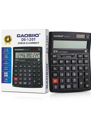 Калькулятор ds120t gaosllo 14розр.155*200*30мм 7-10