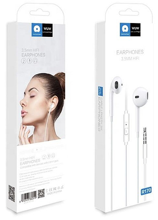 Навушники дротові wuw (. ) white ( ) 2