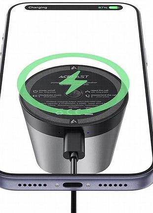 Bluetooth колонка acefast k8 5w + бзу 15w black 6