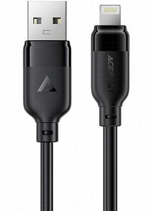 Дата кабель acefast c16-06 usb to lightning 2.4a (2m) black