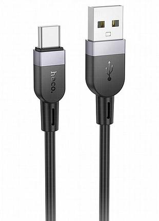 Дата кабель hoco x109 energy silicone usb to type-c (2m) black
