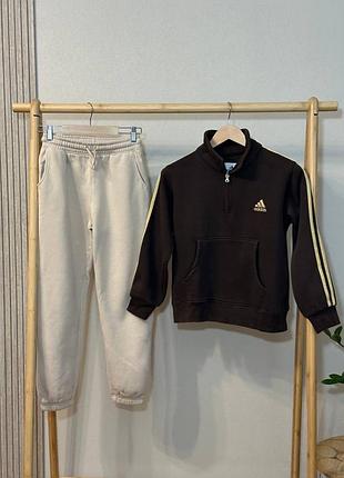 Худі з утепленням adidas та джогери з утепленням primark на 11-12 років