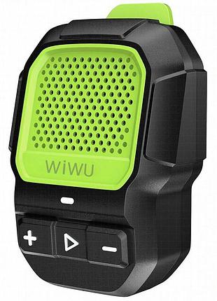 Bluetooth колонка wiwu spk-001 buddy fun with magnetic clip 3w green