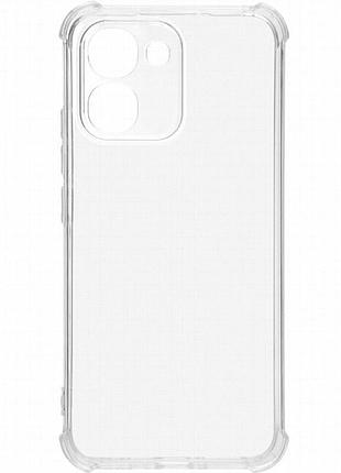 Tpu чехол getman ease logo усиленные углы full camera для oppo a6 / a6s бесцветный (прозрачный)
