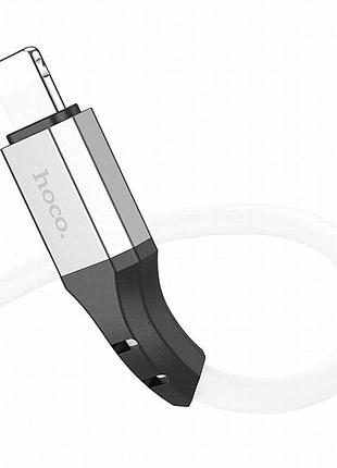 Дата кабель hoco x86 spear type-c to lightning 20w (1m) white 3