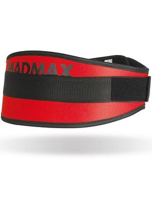 Пояс для тяжелой атлетики mad max mfb 421, red s