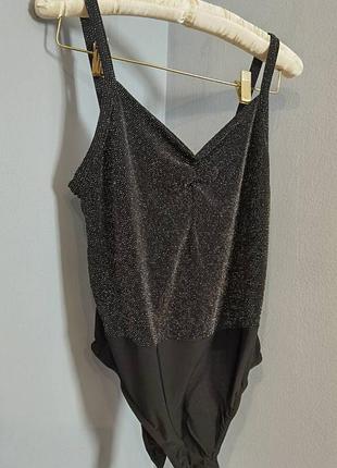 Женский брендовый боди комбидресс размера l-xl