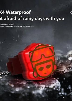 Велоліхтар stop, waterproof, li-ion акумулятор, зп type-c 6