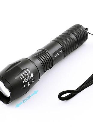 Ліхтар police, 1х18650/3хааа, зп usb, zoom, box