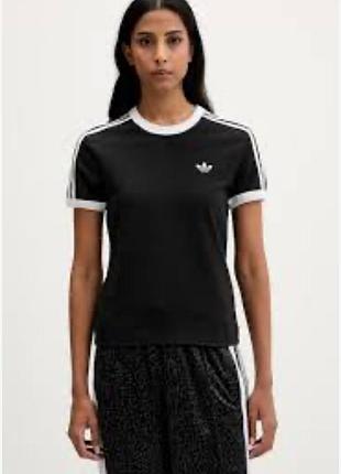Жіноча футболка  adidas originals adicolor 3-stripes