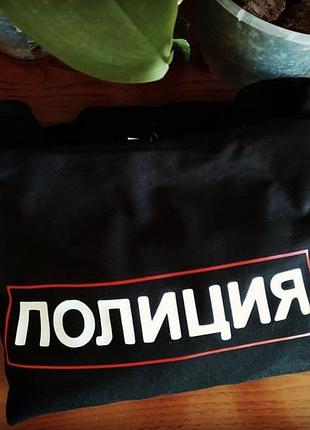 Жіночий чорний світшот — поліція