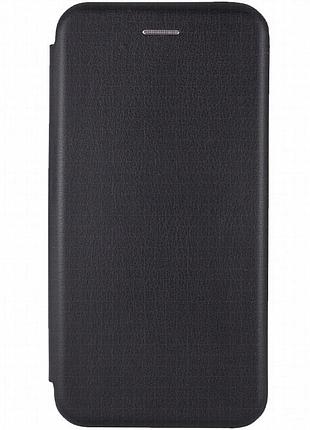 Кожаный чехол-книжка classy для xiaomi redmi 9a черный